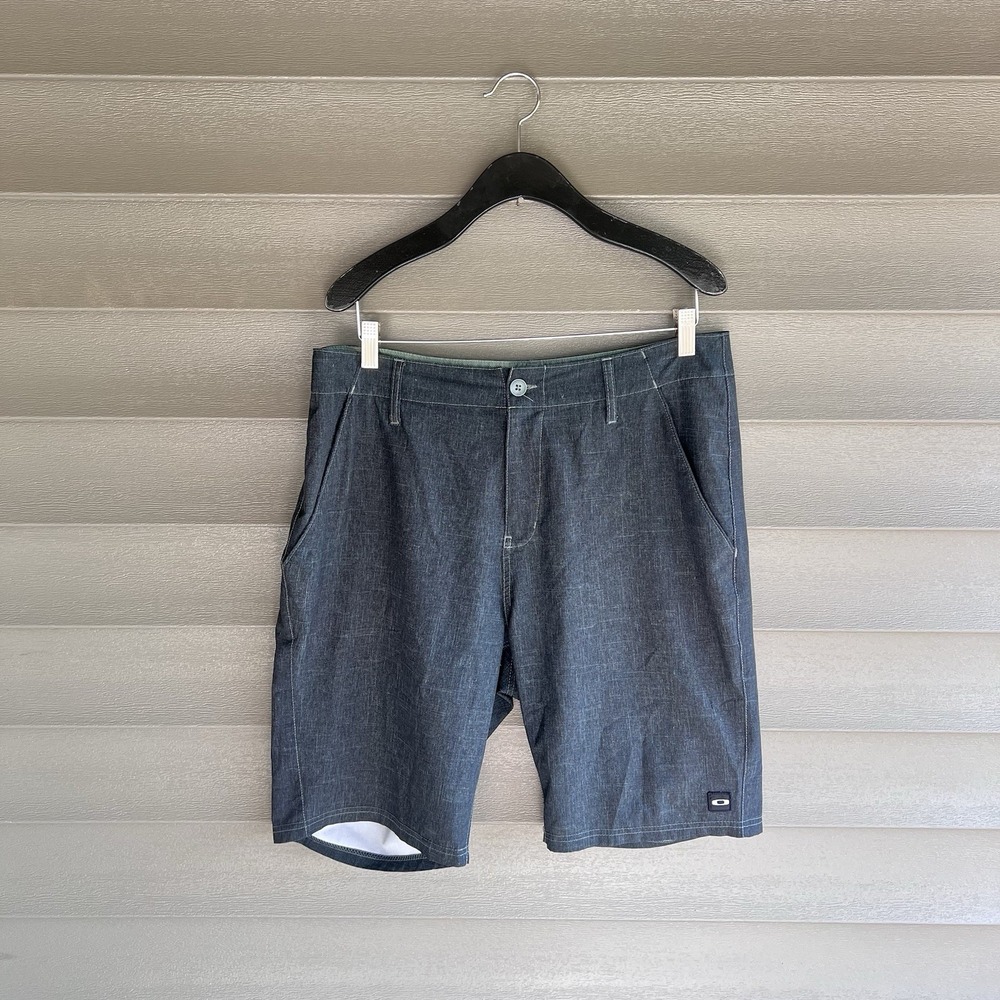 Oakley Golf Shorts Mens 34 Green Stretch Performance